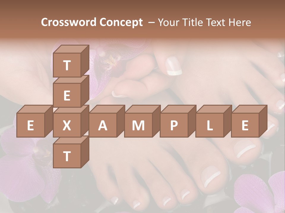 Hand Salon Foot PowerPoint Template