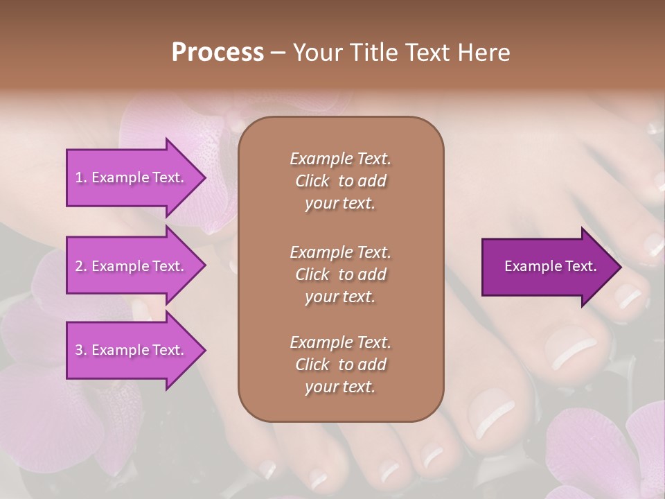 Hand Salon Foot PowerPoint Template