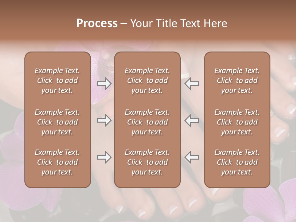 Hand Salon Foot PowerPoint Template