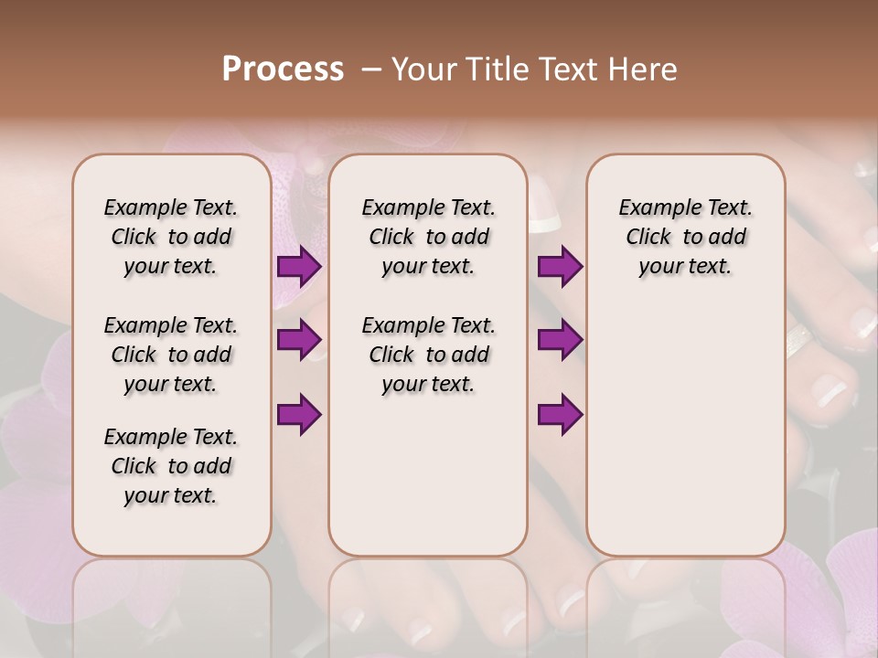 Hand Salon Foot PowerPoint Template