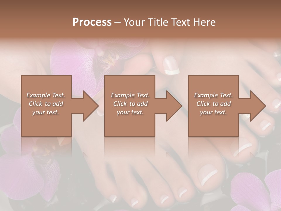 Hand Salon Foot PowerPoint Template