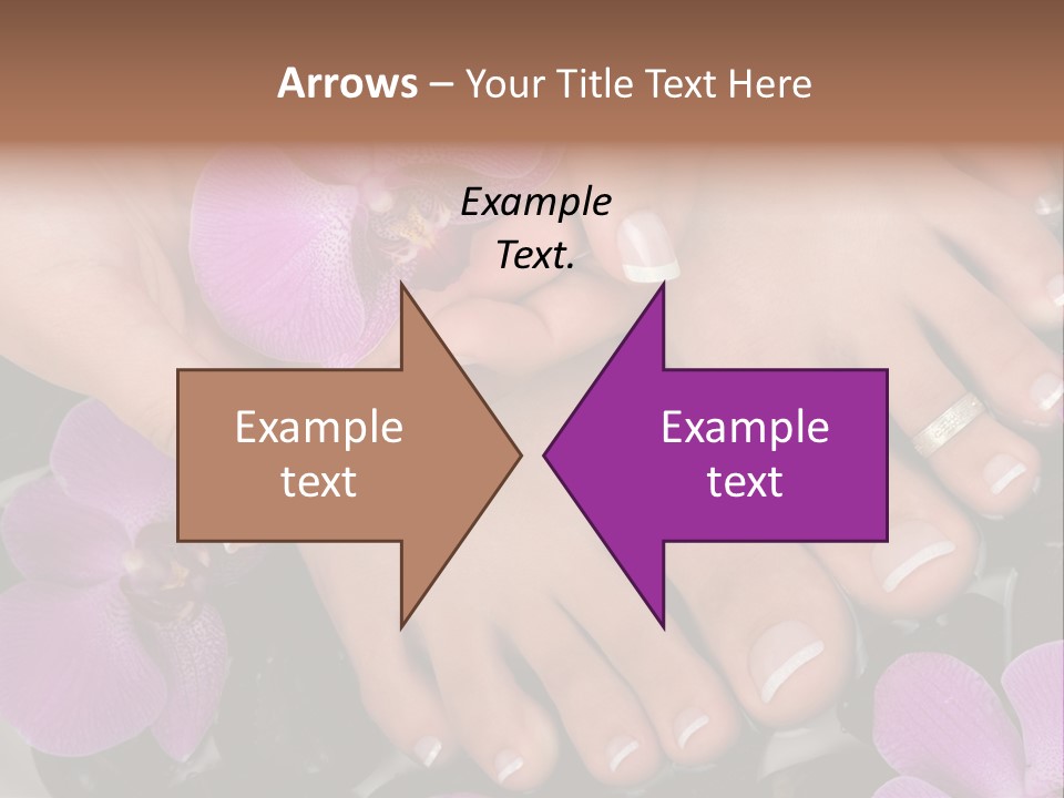 Hand Salon Foot PowerPoint Template