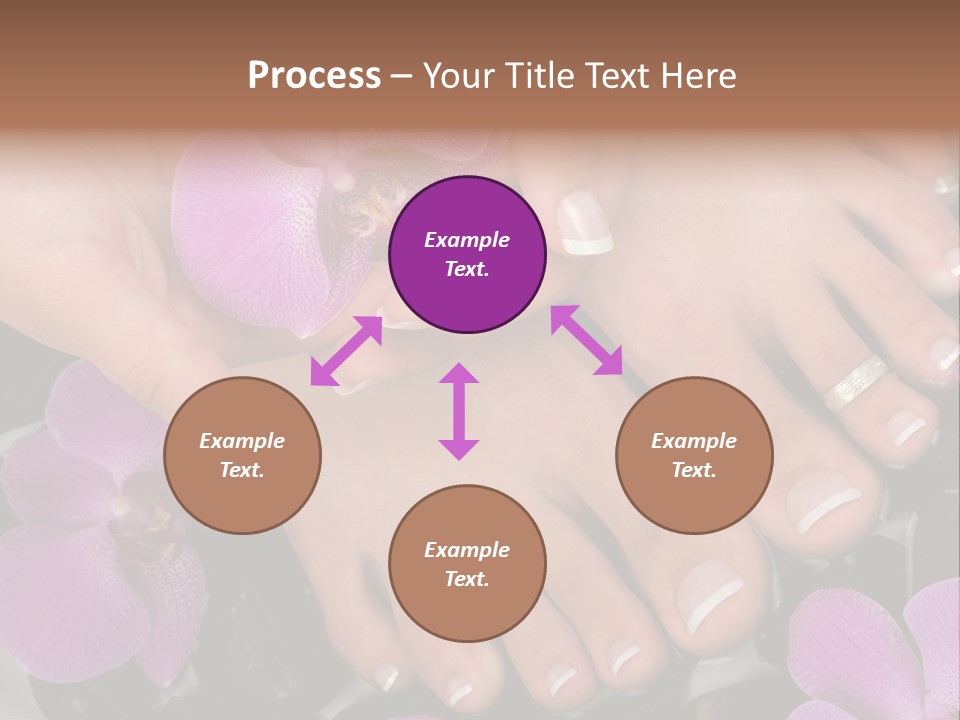 Hand Salon Foot PowerPoint Template