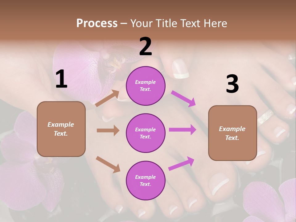 Hand Salon Foot PowerPoint Template