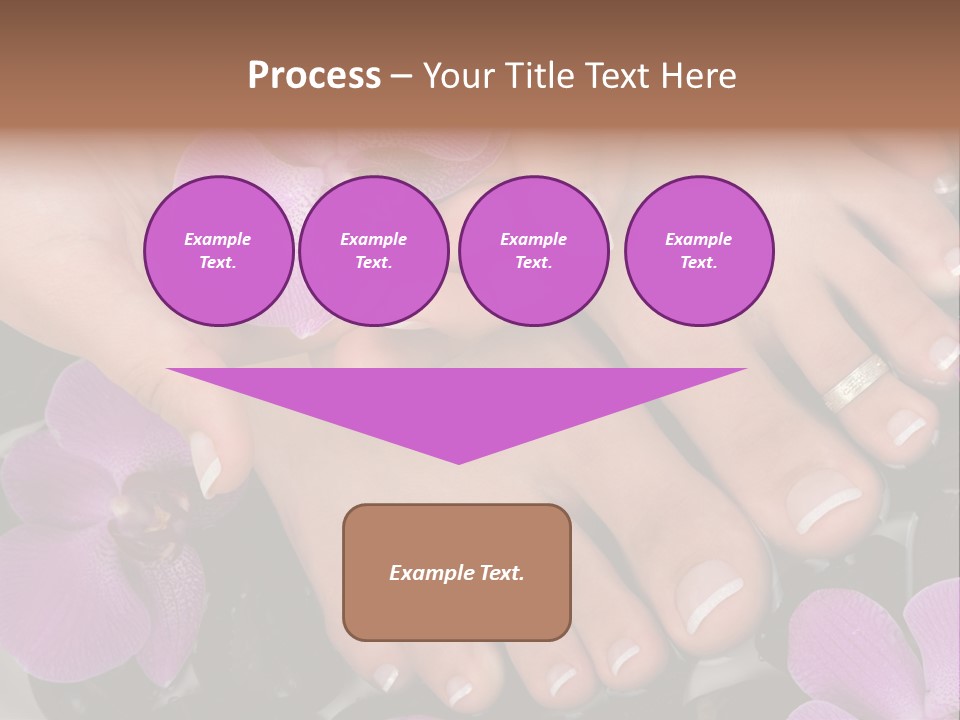 Hand Salon Foot PowerPoint Template