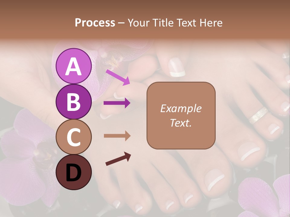 Hand Salon Foot PowerPoint Template