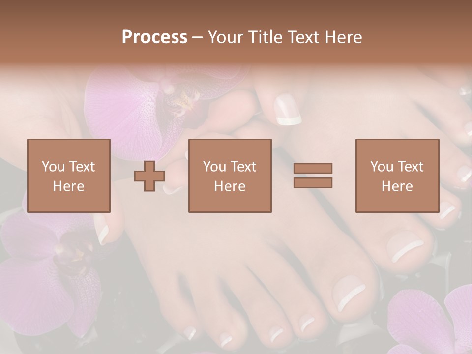 Hand Salon Foot PowerPoint Template