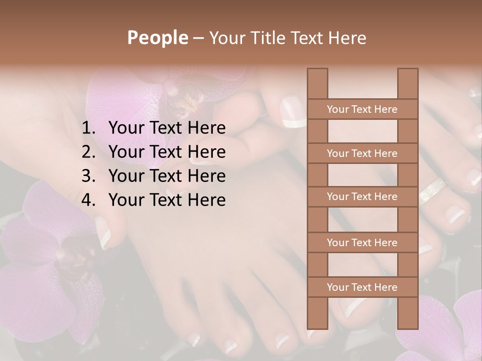Hand Salon Foot PowerPoint Template