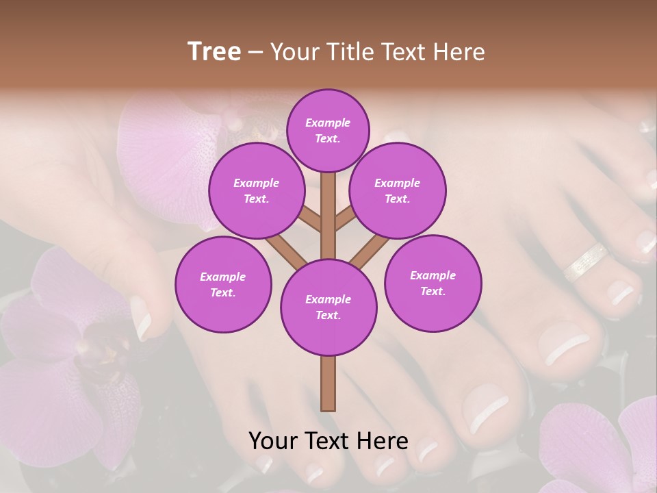 Hand Salon Foot PowerPoint Template