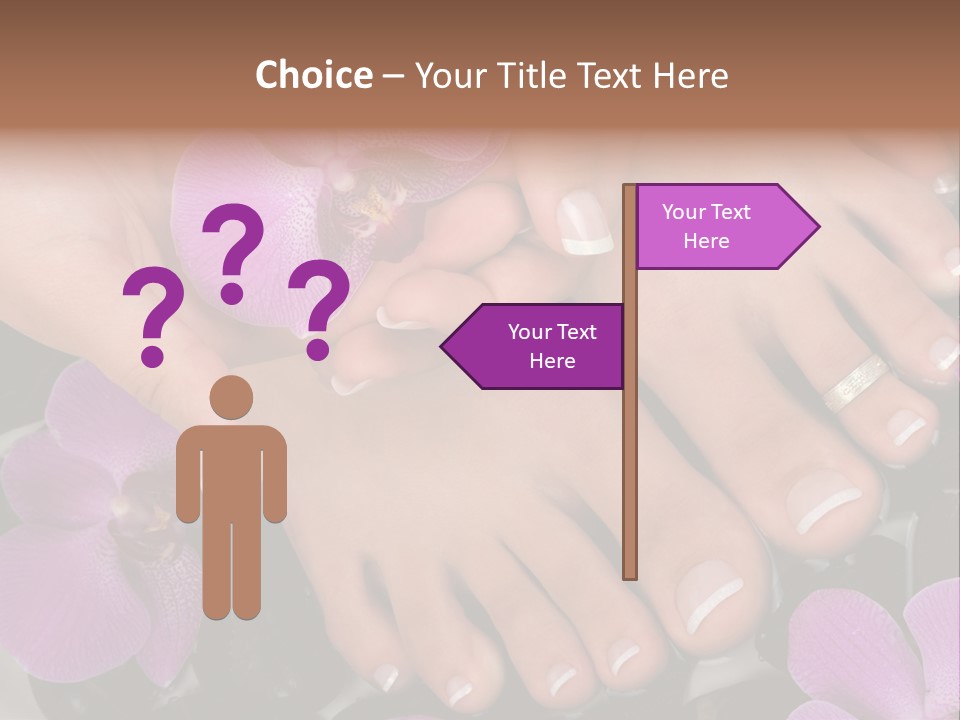 Hand Salon Foot PowerPoint Template