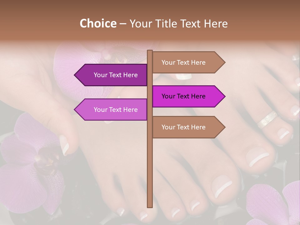 Hand Salon Foot PowerPoint Template
