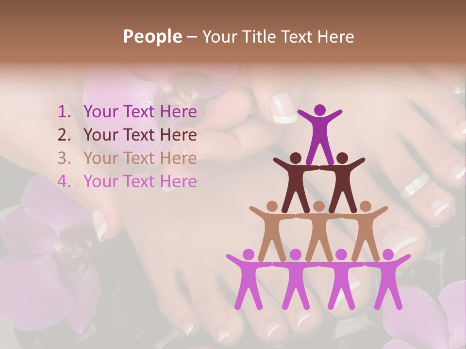 Hand Salon Foot PowerPoint Template