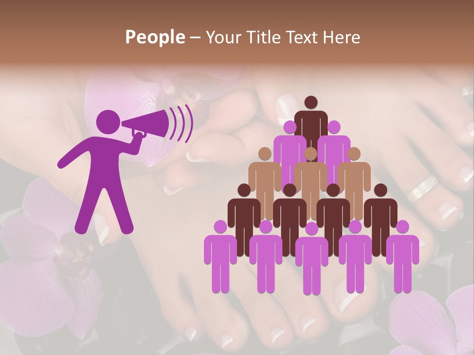 Hand Salon Foot PowerPoint Template