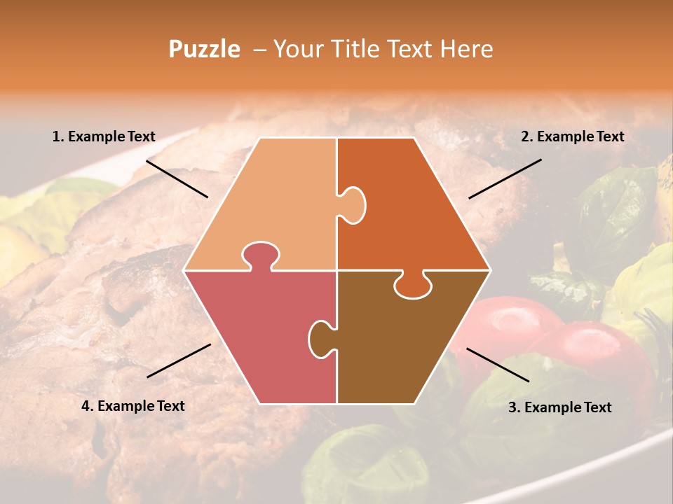 Dining Roast Grilled PowerPoint Template