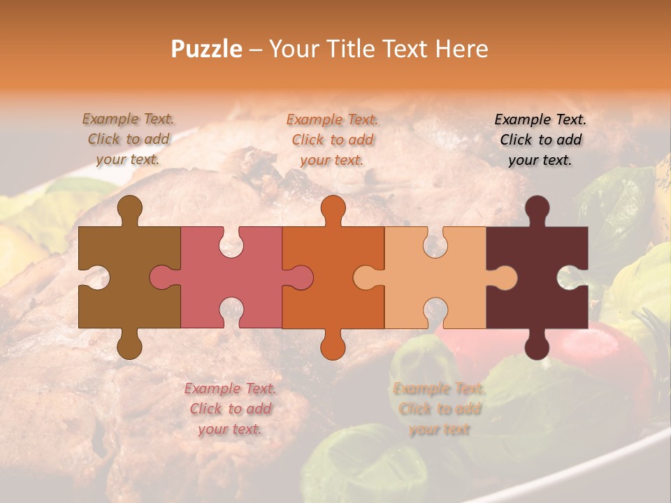 Dining Roast Grilled PowerPoint Template