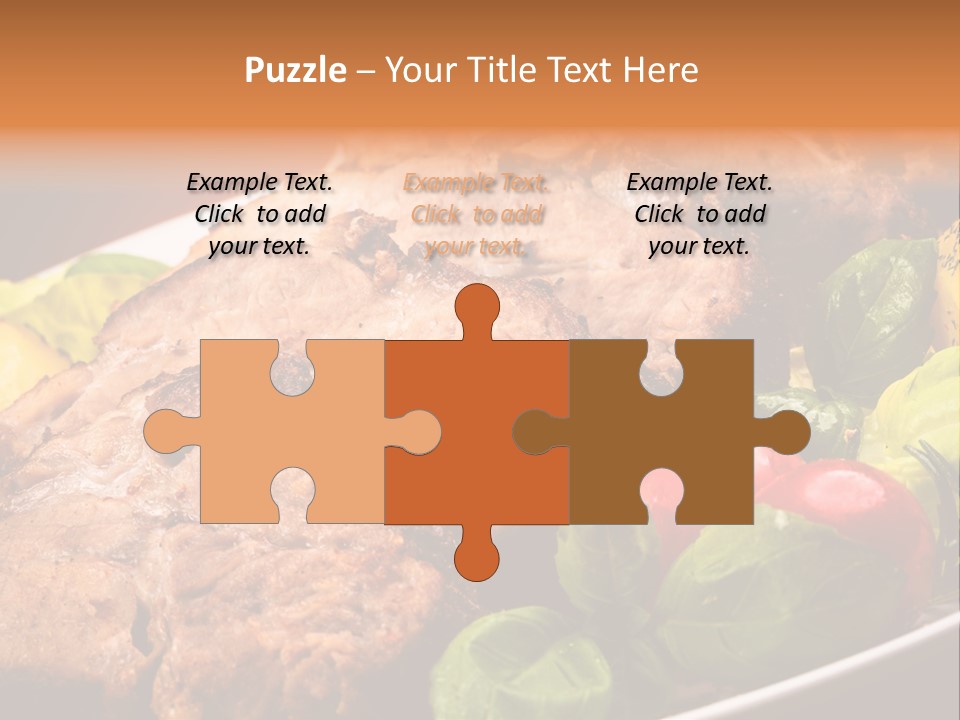 Dining Roast Grilled PowerPoint Template