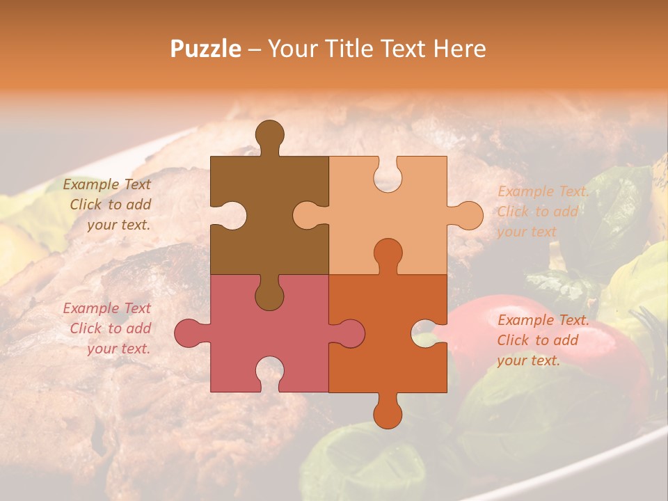 Dining Roast Grilled PowerPoint Template