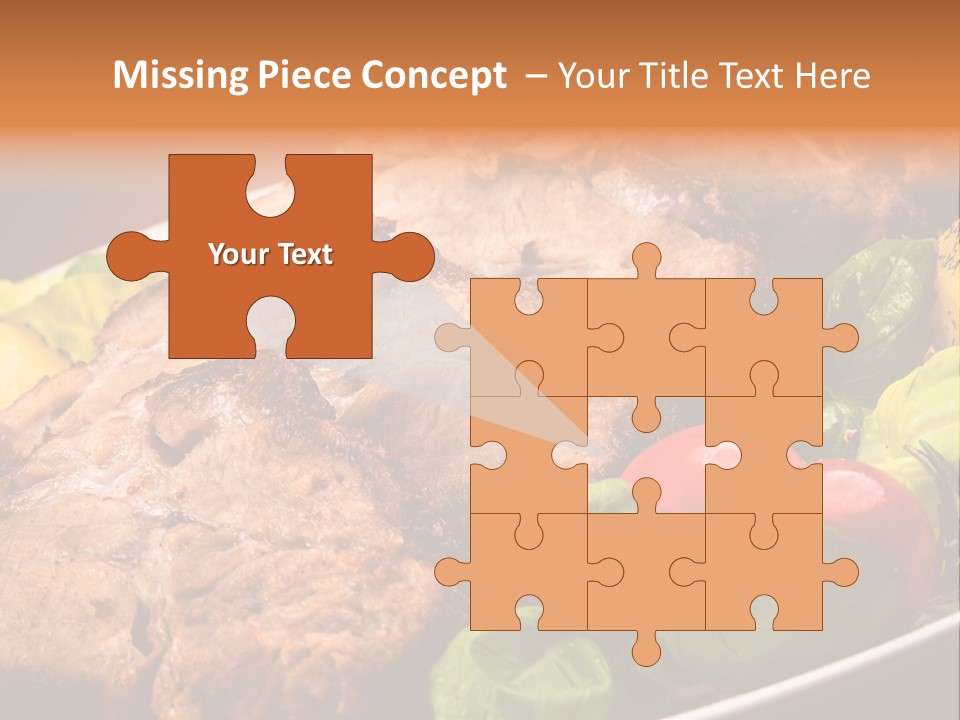 Dining Roast Grilled PowerPoint Template