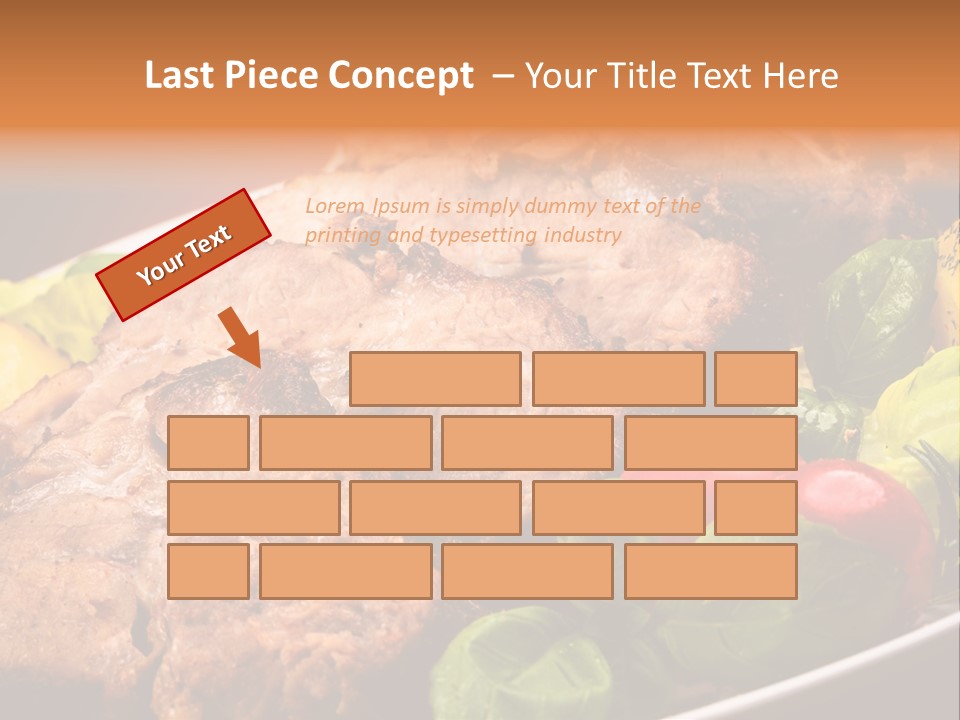 Dining Roast Grilled PowerPoint Template