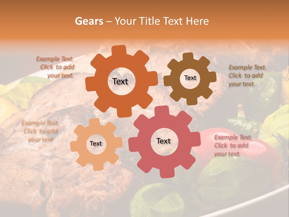 Dining Roast Grilled PowerPoint Template
