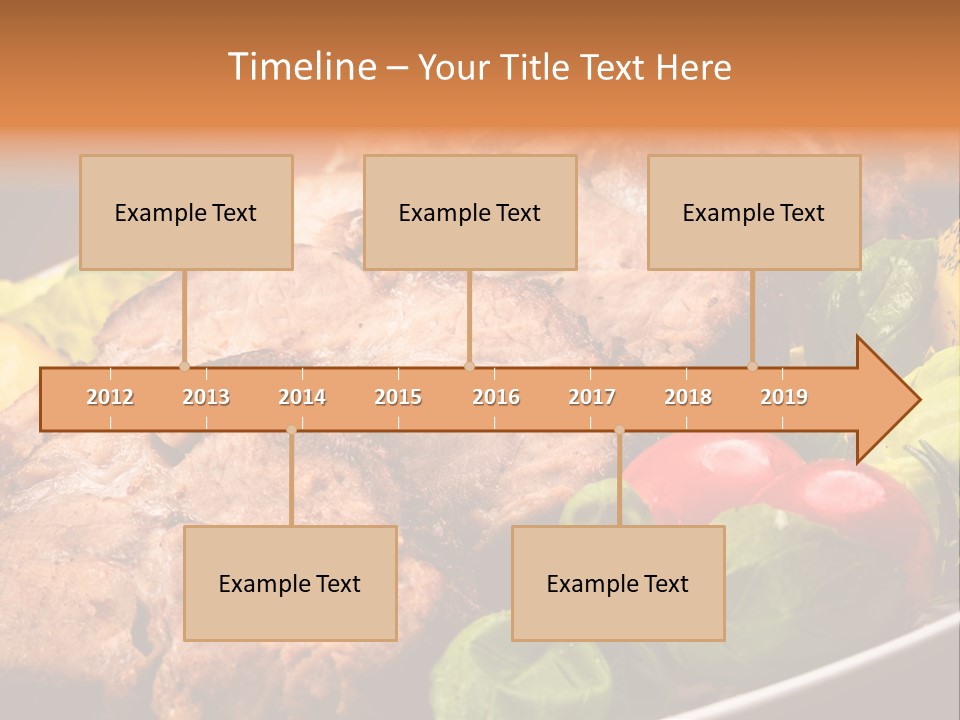 Dining Roast Grilled PowerPoint Template