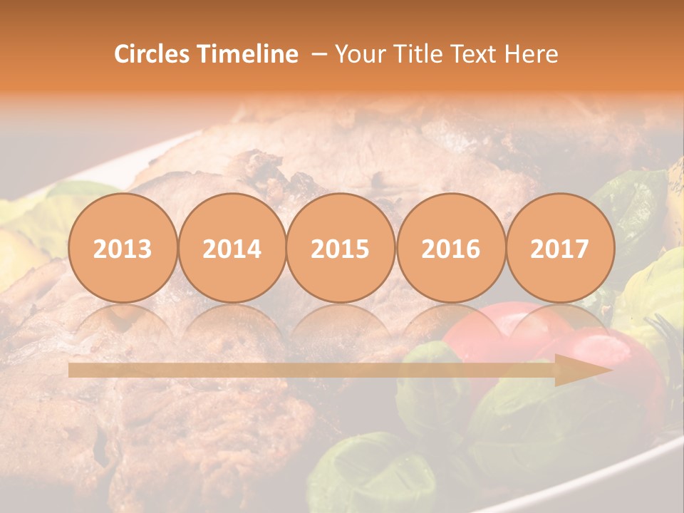 Dining Roast Grilled PowerPoint Template