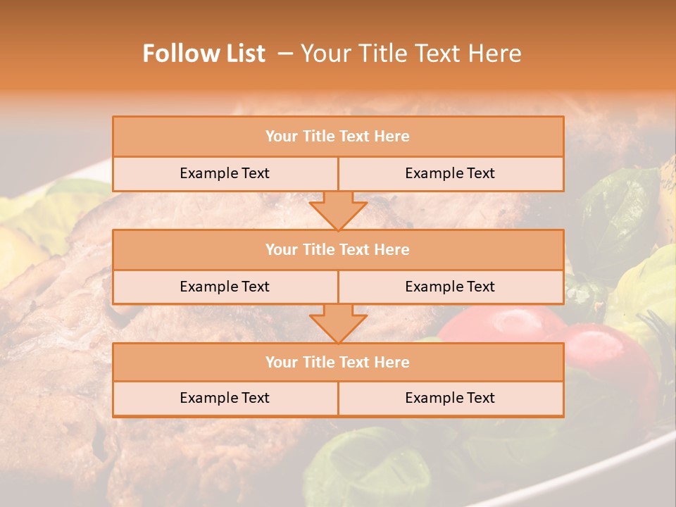 Dining Roast Grilled PowerPoint Template
