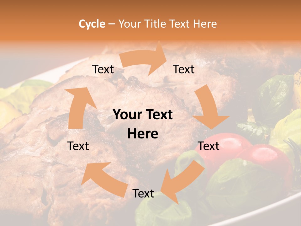 Dining Roast Grilled PowerPoint Template
