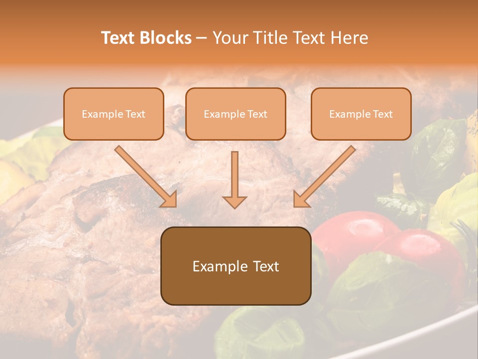 Dining Roast Grilled PowerPoint Template