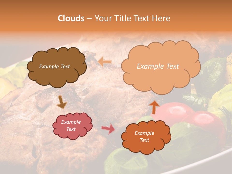 Dining Roast Grilled PowerPoint Template
