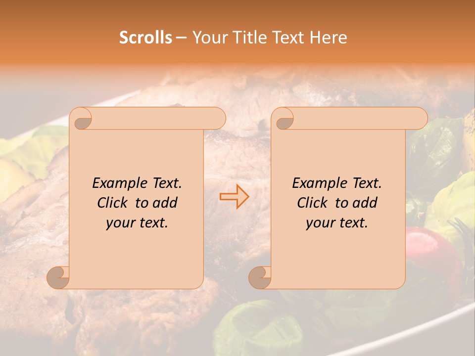 Dining Roast Grilled PowerPoint Template