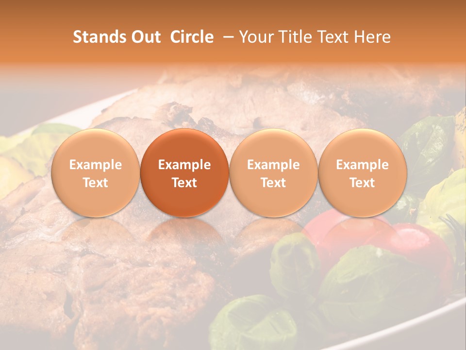 Dining Roast Grilled PowerPoint Template