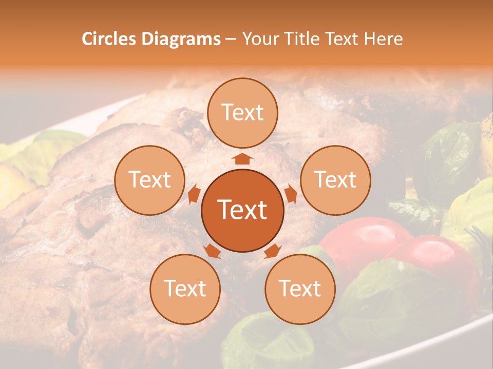 Dining Roast Grilled PowerPoint Template