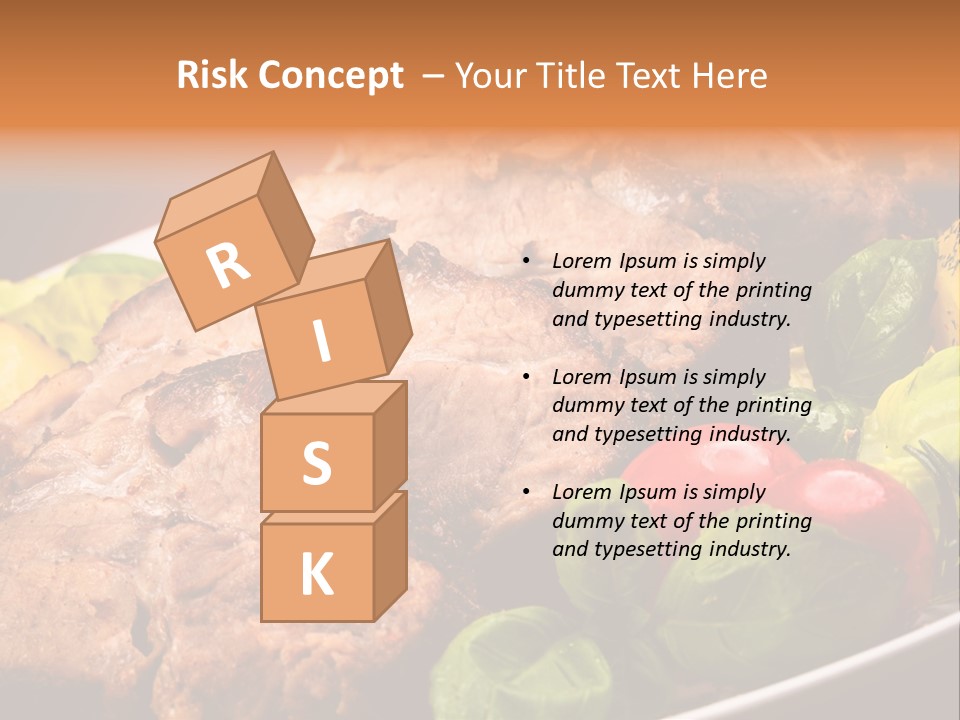 Dining Roast Grilled PowerPoint Template