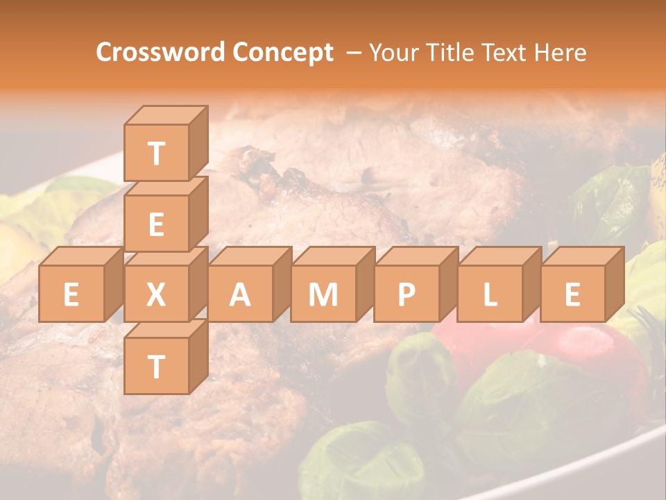 Dining Roast Grilled PowerPoint Template