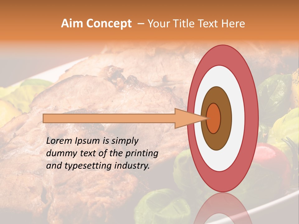 Dining Roast Grilled PowerPoint Template