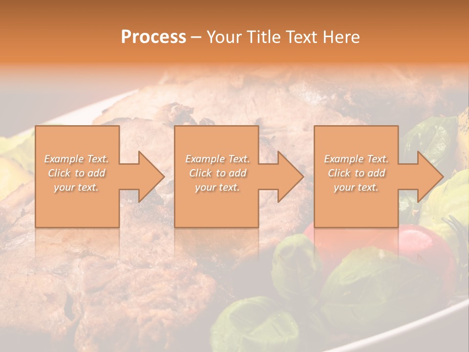 Dining Roast Grilled PowerPoint Template