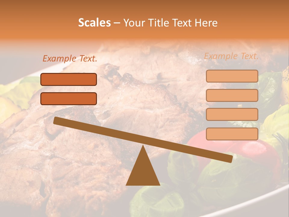 Dining Roast Grilled PowerPoint Template
