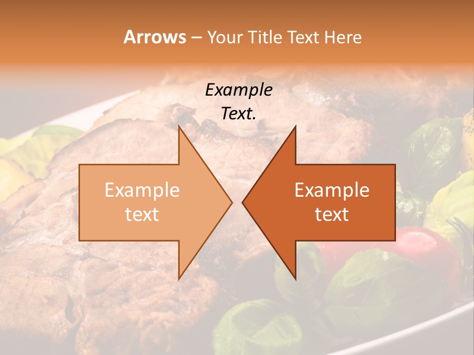 Dining Roast Grilled PowerPoint Template