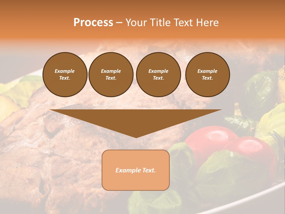Dining Roast Grilled PowerPoint Template