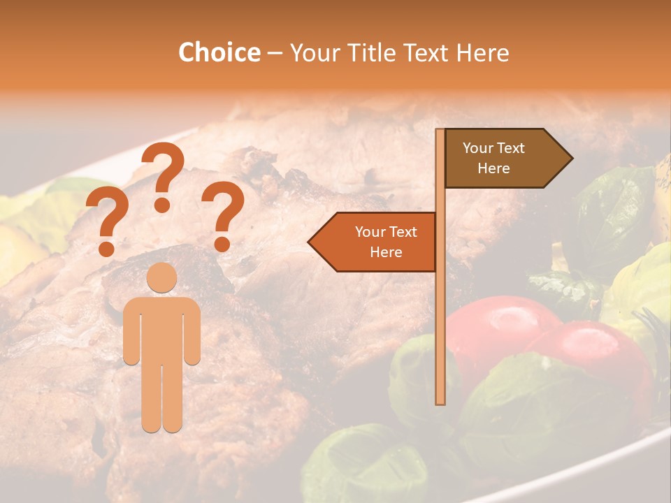 Dining Roast Grilled PowerPoint Template
