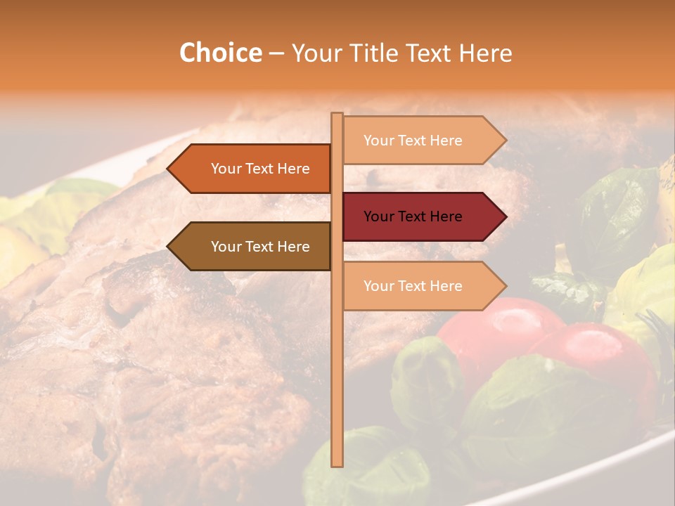 Dining Roast Grilled PowerPoint Template