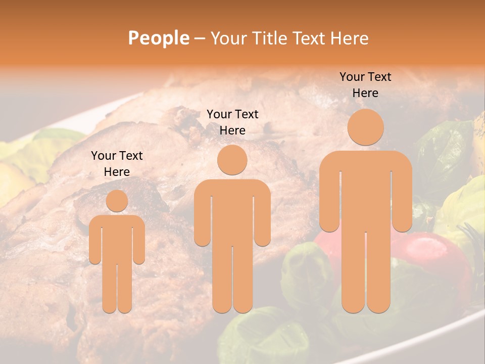 Dining Roast Grilled PowerPoint Template