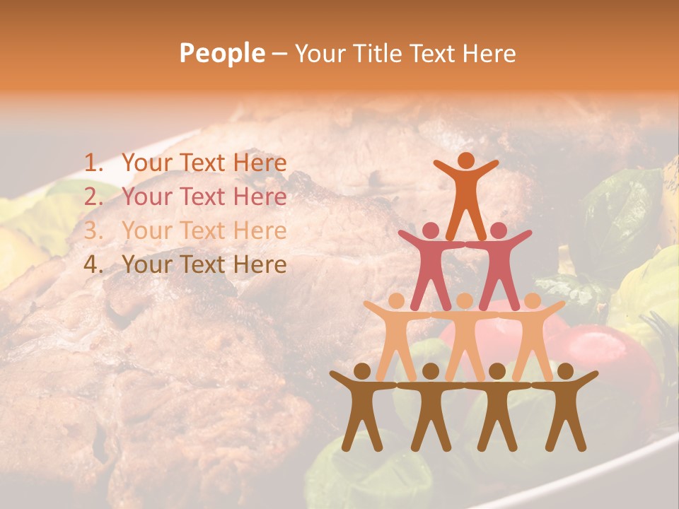 Dining Roast Grilled PowerPoint Template