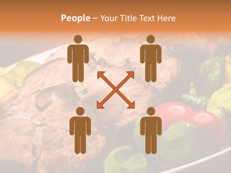 Dining Roast Grilled PowerPoint Template