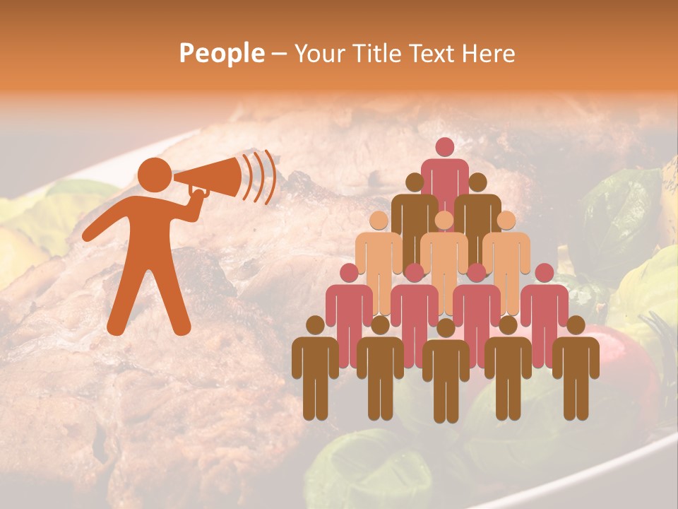 Dining Roast Grilled PowerPoint Template