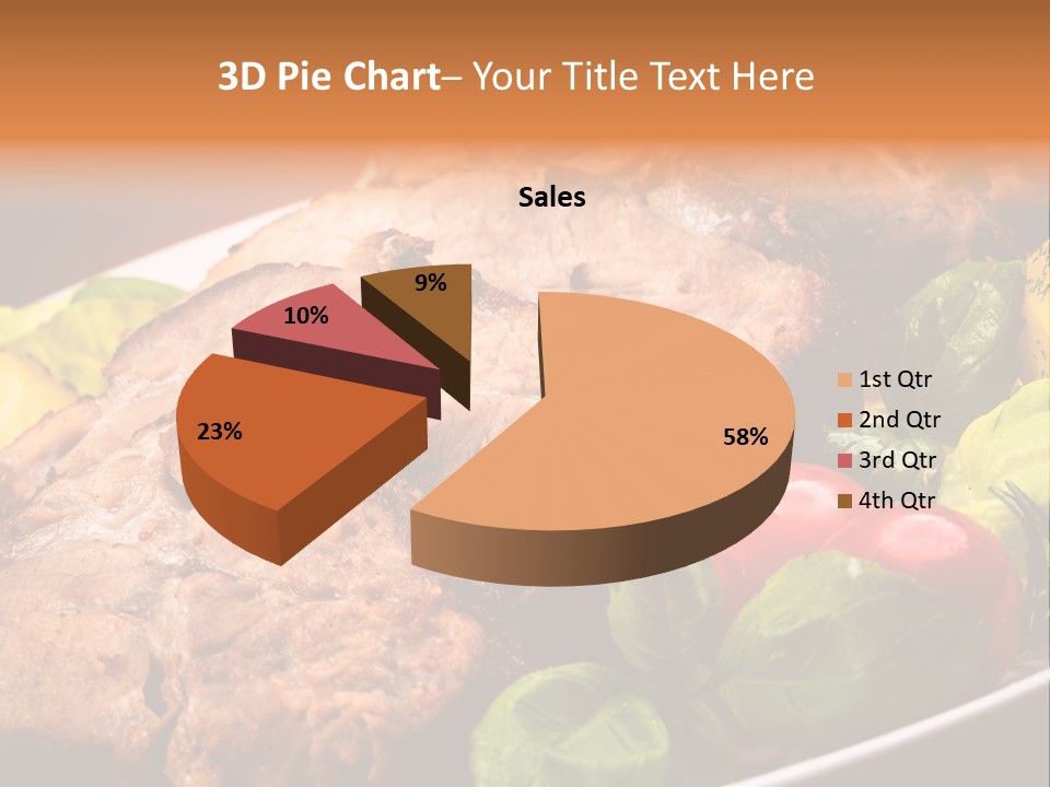 Dining Roast Grilled PowerPoint Template