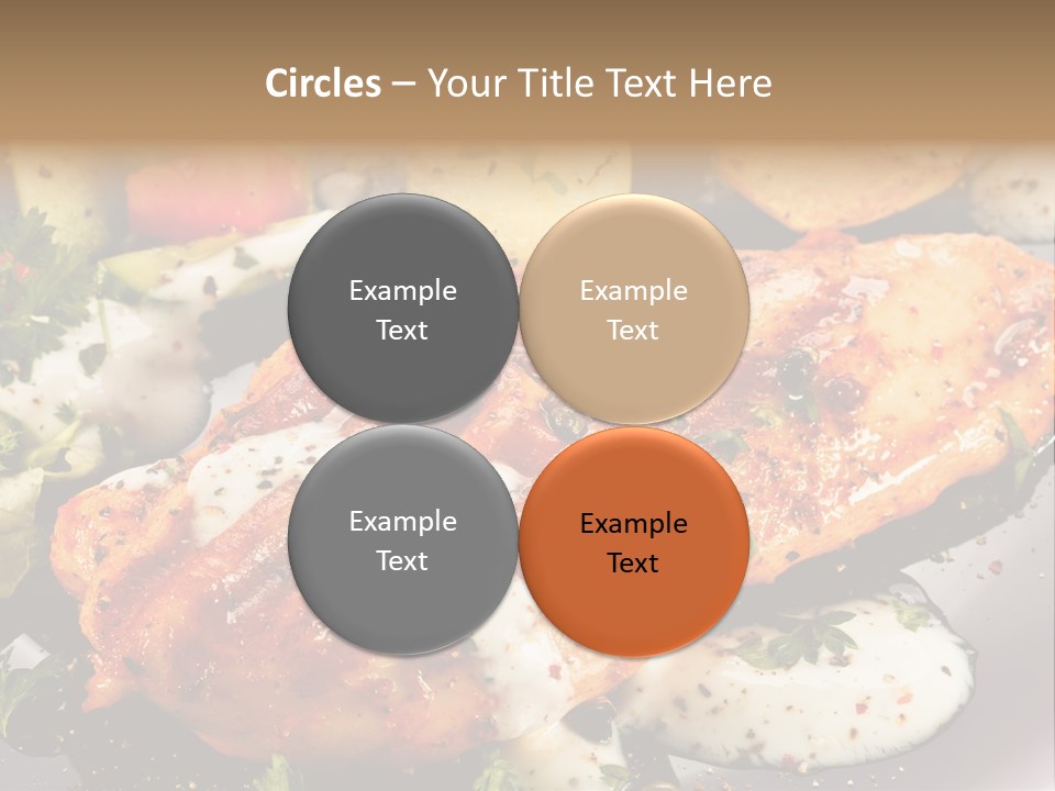 Grill Chop Portion PowerPoint Template