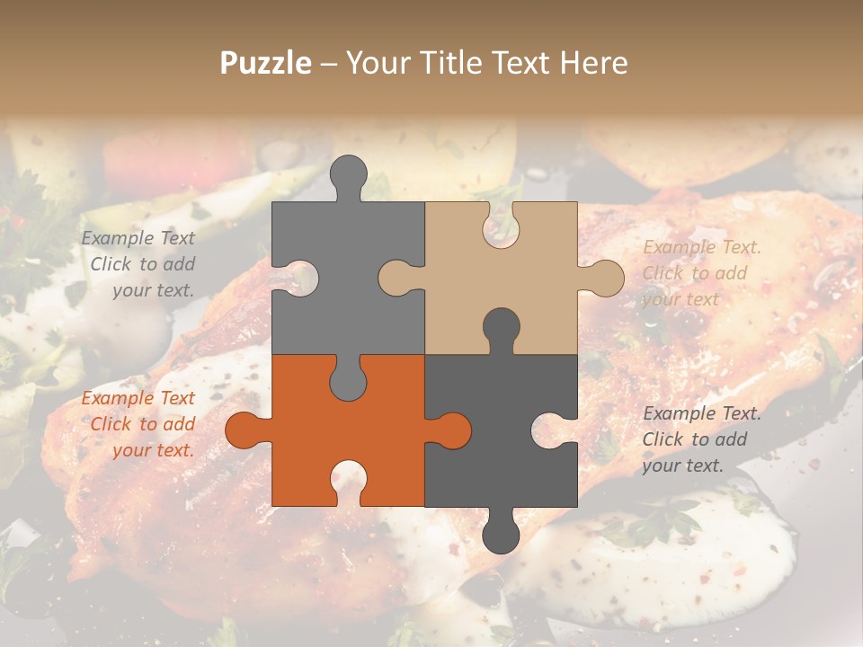 Grill Chop Portion PowerPoint Template