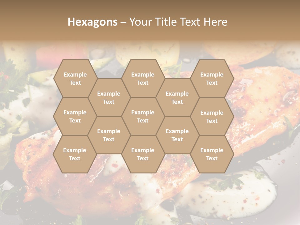 Grill Chop Portion PowerPoint Template